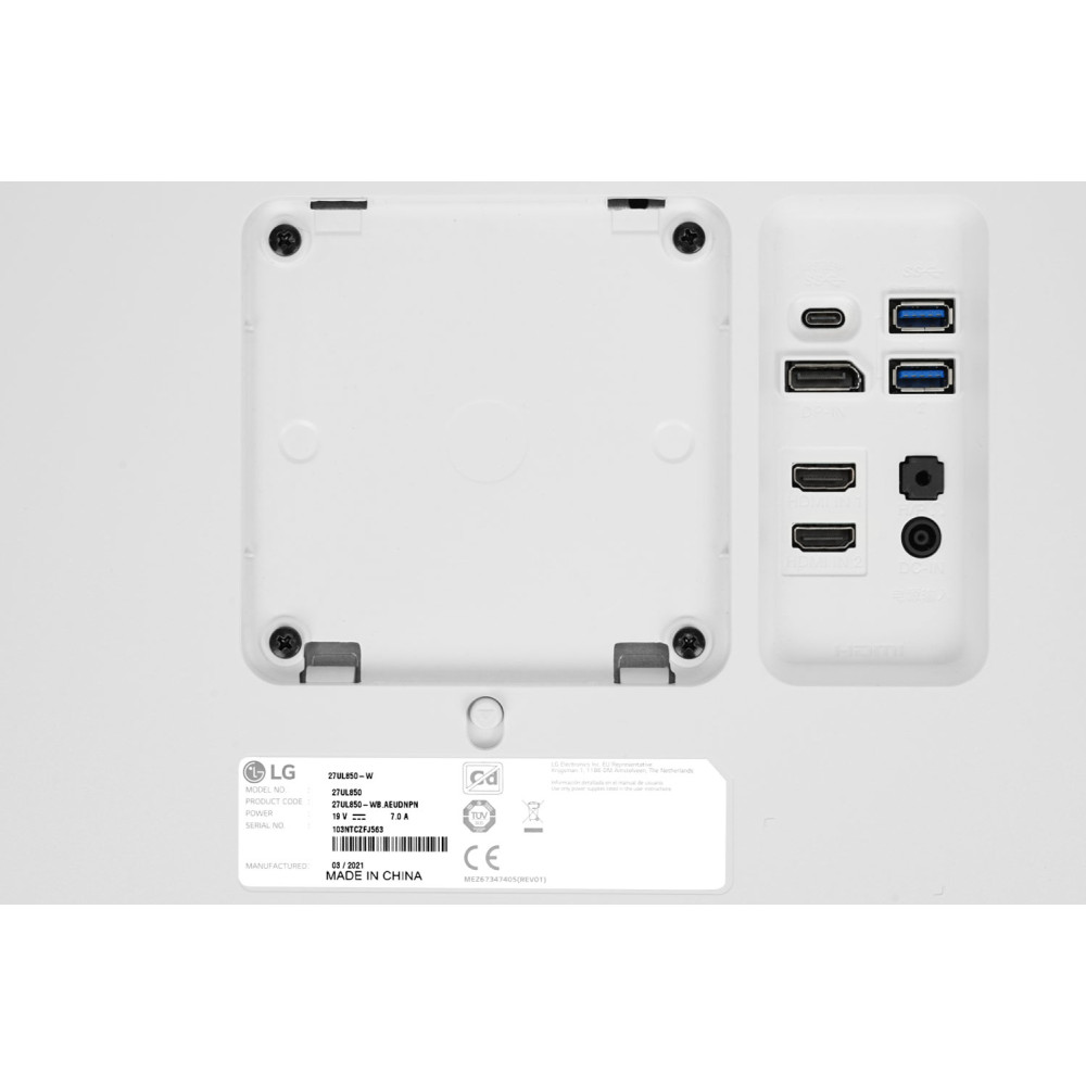 LG 27UL850 MONITOR 27" 4K UHD IPS 16:9 HDR10 USB-C